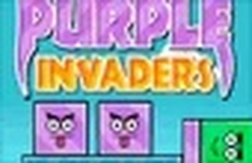 Purple Invaders Physics Puzzle