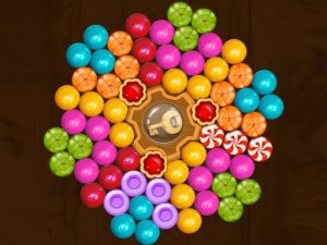 Candy Bubble Spin Online Puzzle Game