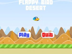 Flappy Bird Desert Arcade Game