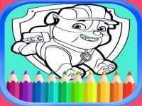 Puppy Patrol Coloring Book Game