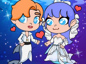 Mermaid Wedding Dress-Up