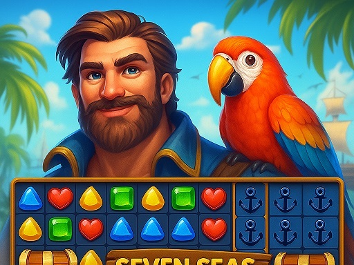 Seven Seas Jewels: Match 3 Puzzle Online Game - Puzzle Game