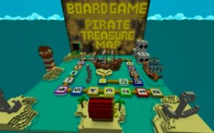 Pirate Map Race Board Game
