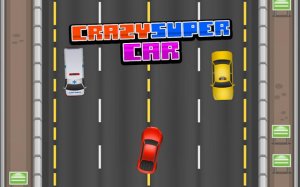Crazy Super Car: Top-Down Driving Challenge Online Game