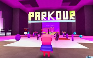 Kogama: Cat Parkour - Multiplayer Running Game Online