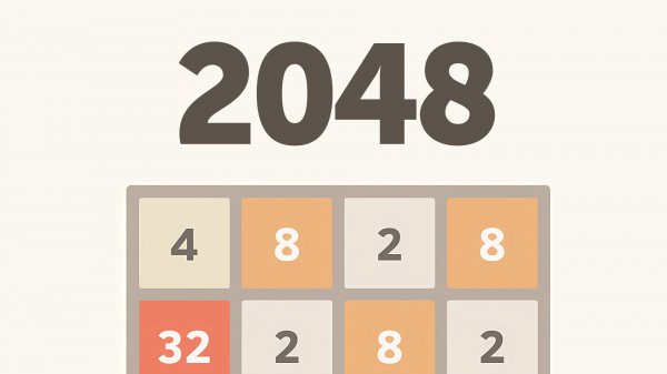 2048 Number Merge Puzzle